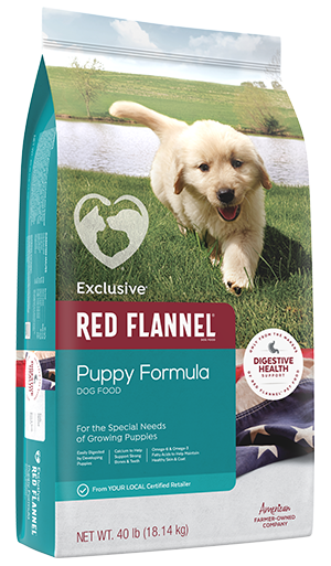 Red Flannel Puppy 40#